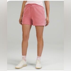 Lululemon blush softstreme 4” high rise shorts! Perfect for casual or yoga wear!